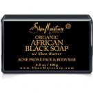 Shea Moisture African Black Soap Acne Prone Face & Body Bar 3.5 Oz