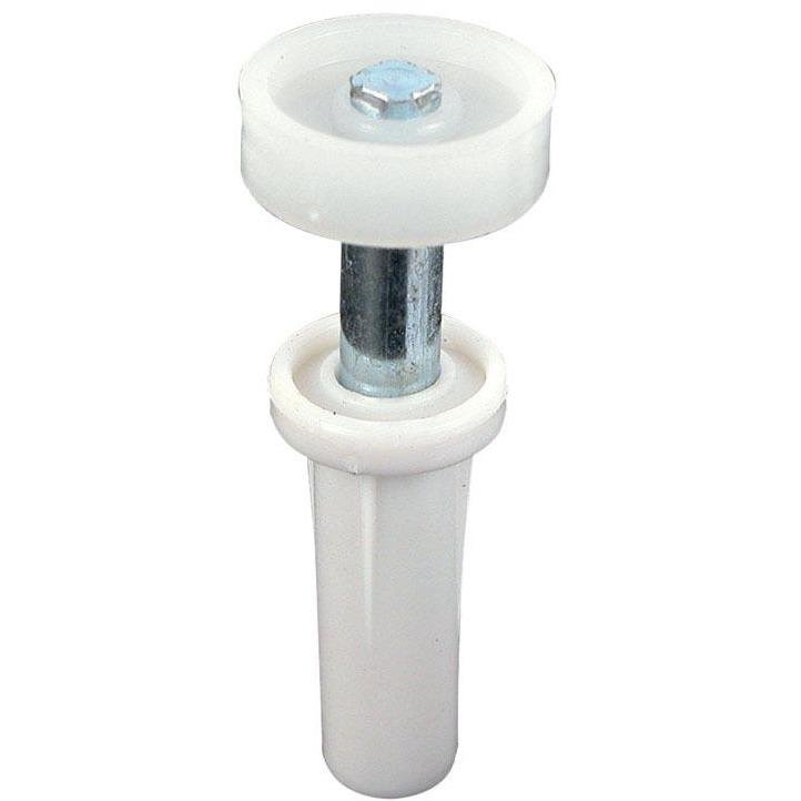 Prime-Line  Mill  White  Steel  Guide Wheel  2 pk