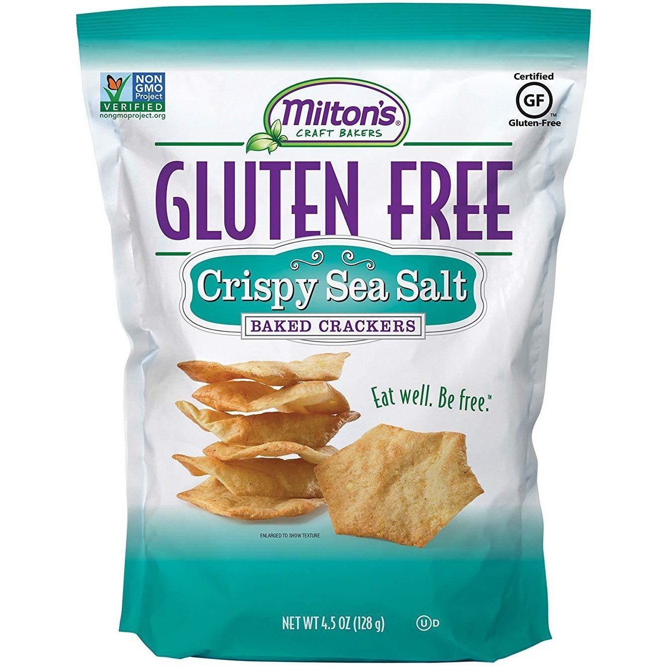 Milton's Craft Bakers Baked Crackers, Sea Salt, 4.5 oz