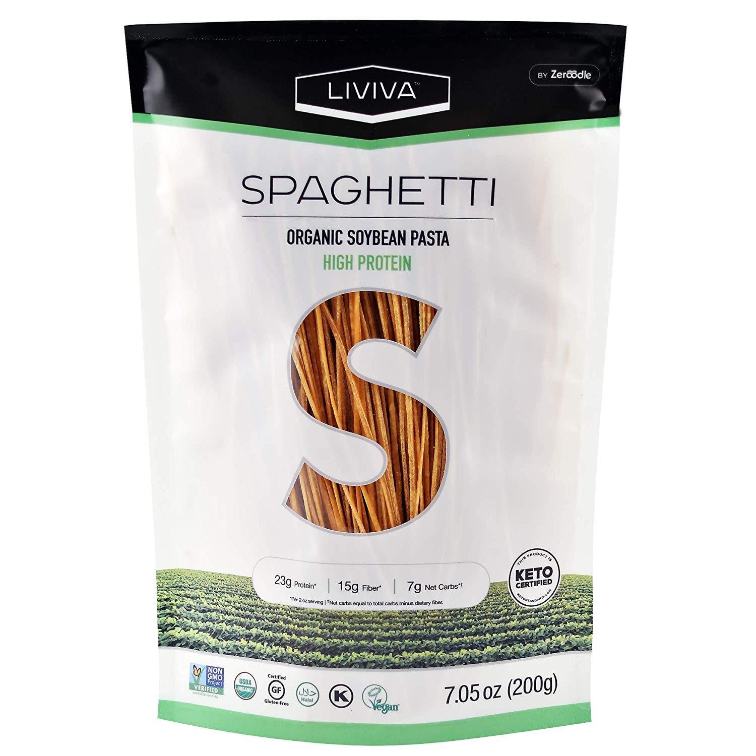 LIVIVA Zeroodle Organic Soybean Spaghetti 7 oz