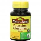 Nature Made Potassium Gluconate 550 mg Tablets 100 Tablets