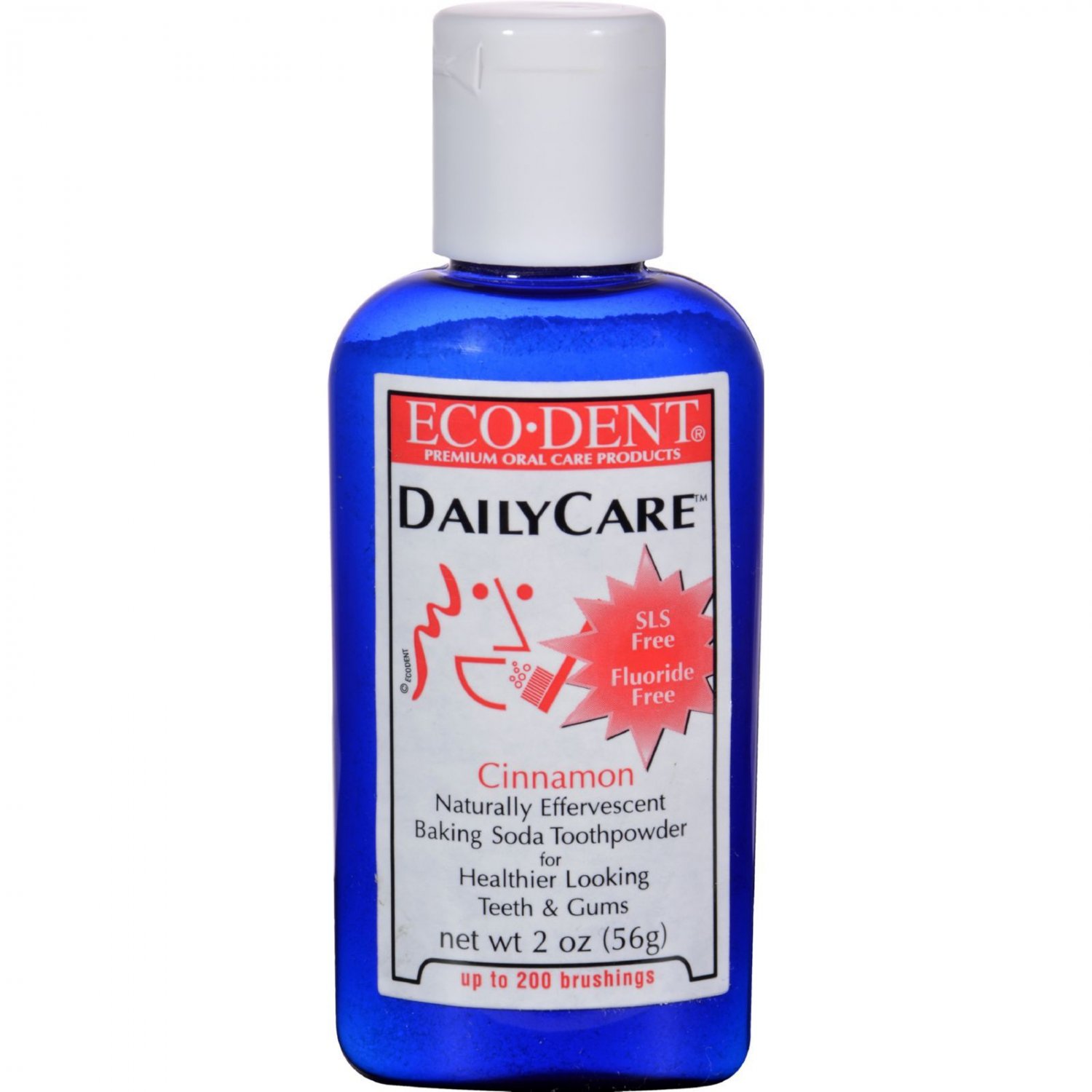 Eco-Dent Toothpowder Daily Care - Cinnamon - 2 oz