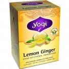 Yogi Tea Lemon Ginger - Caffeine Free - 16 Tea Bags
