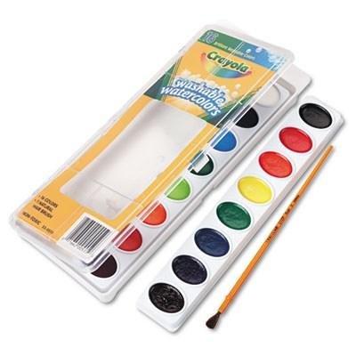 Washable Watercolor Paint, 16 Assorted Colors
