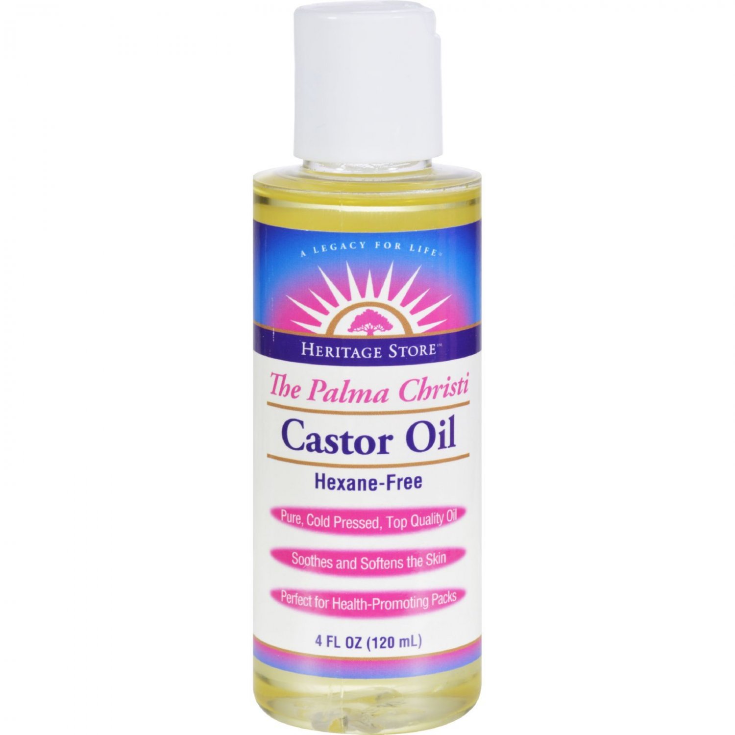 Heritage Products Castor Oil Hexane Free - 4 fl oz
