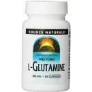Source Naturals L-Glutamine 500 mg 50 Capsule