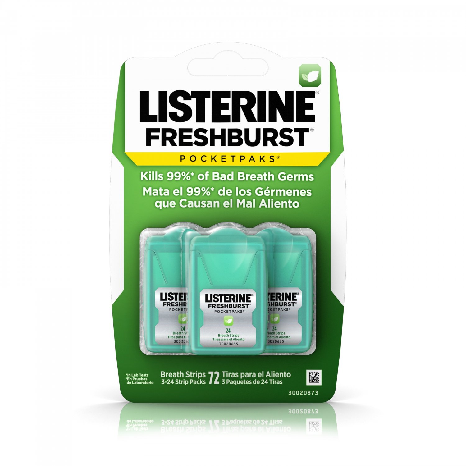 LISTERINE PKT PAK FRSHBST 3PK 6X72