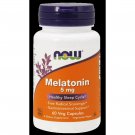 NOW Foods Melatonin 5 mg - 60 Veg Capsules