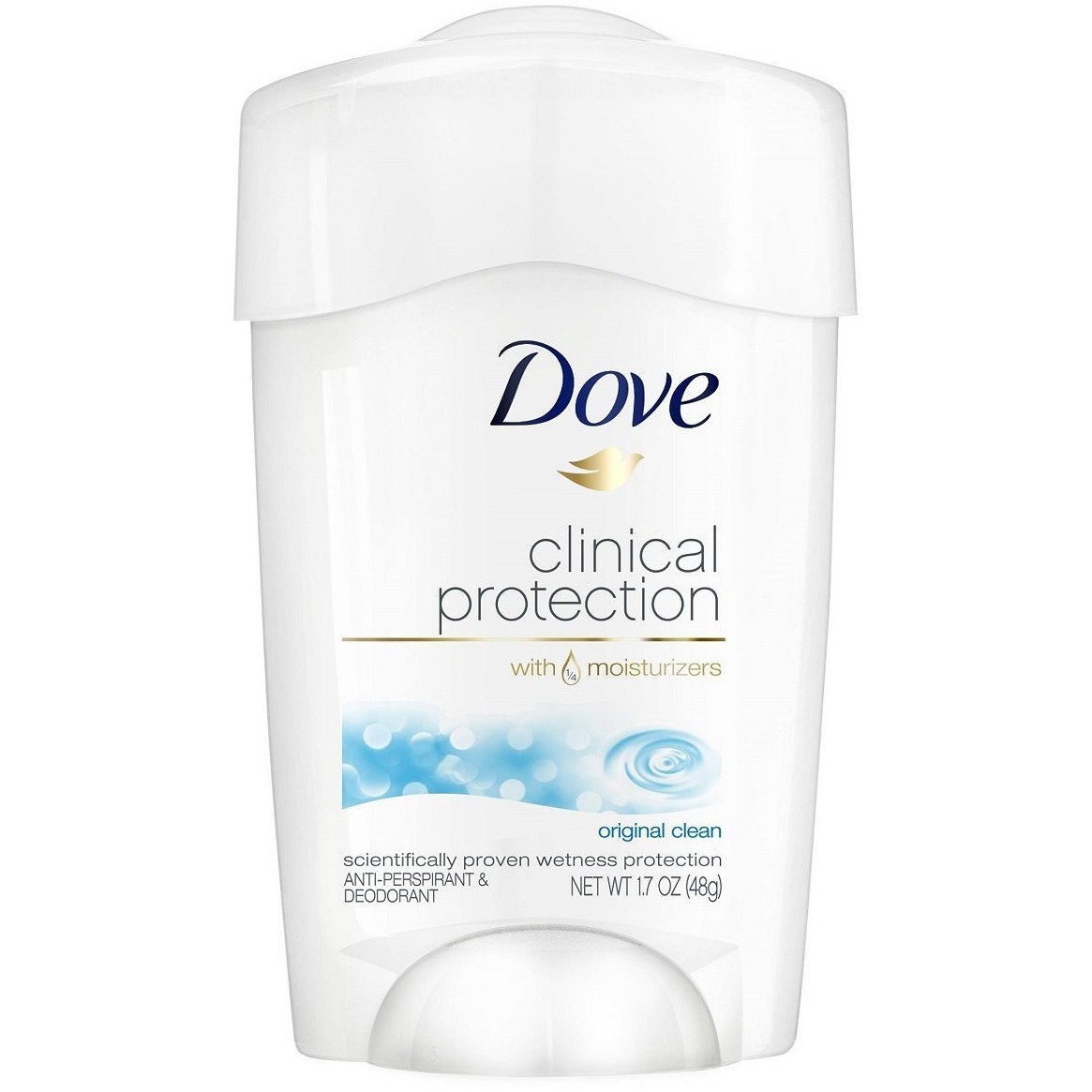 DOVE CLINIC PRO A/P ORIG CLEAN 1.7 OZ Pack of 2