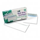 Redi-Strip Security Tinted Envelope, Contemporary, #10, White, 30/Box