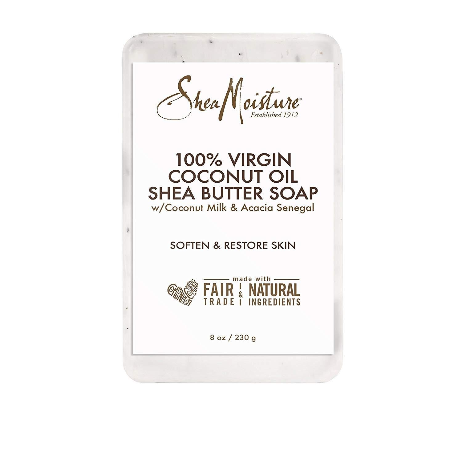 Shea Moisture Coconut & Hibiscus Soap 8 oz Pack of 6