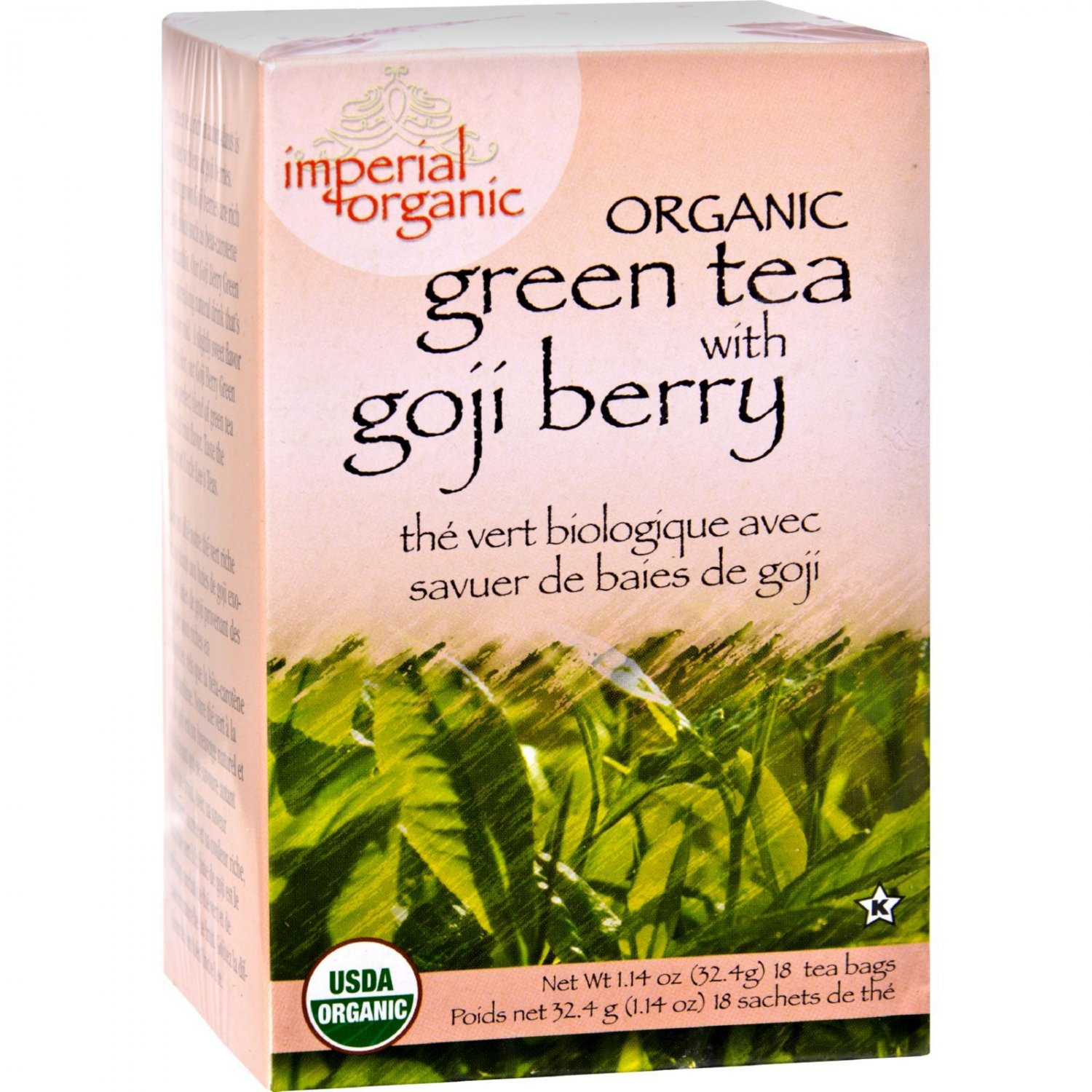 Uncle Lee'S Imperial Organic Green Tea With Goji Berry - 18 Tea Bags