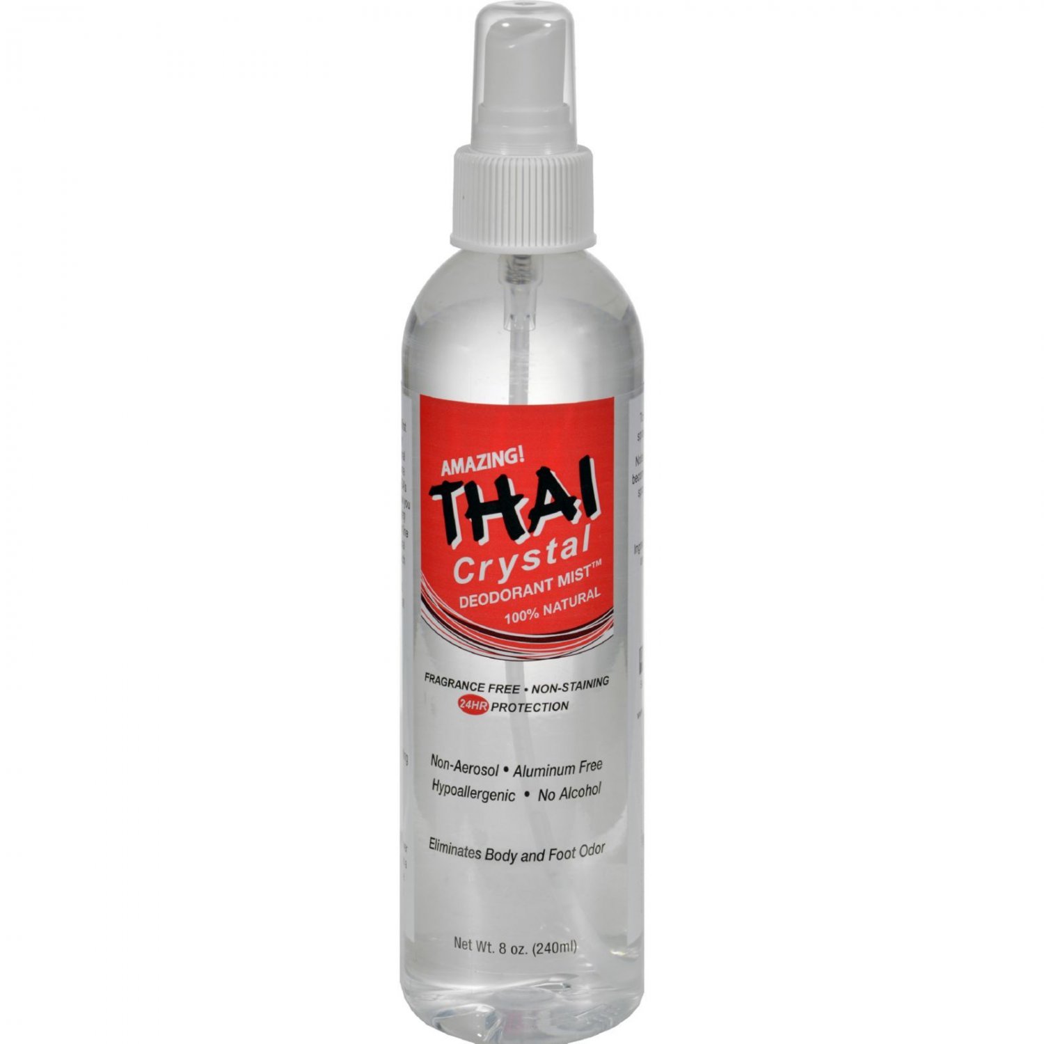 Thai Deodorant Stone Thai Crystal Mist Deodorant Pump - 8 fl oz