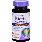Biotin 10,000 mcg fast Dessolve Hair & Nails Strawberry Flavor 60 Tablets