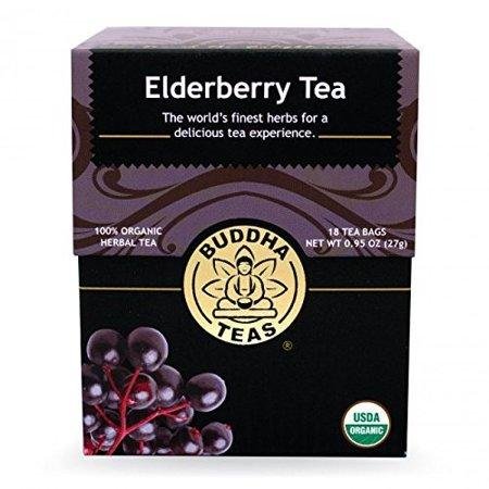 BUDDHA TEAS, TEA,OG1,ELDERBERRY 18 CT