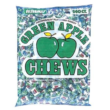 Alberts Bag Fruit Chews Apple 18/240ct