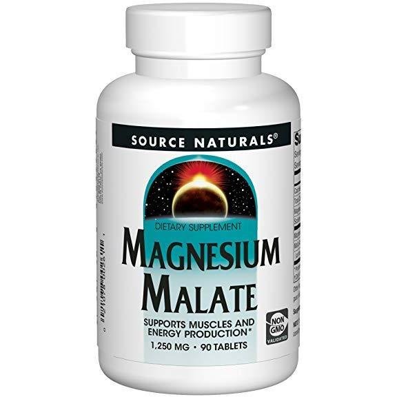 Source Naturals Magnesium Malate 1250 mg 90 Tablet