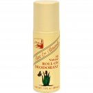 Alvera All Natural Roll-On Deodorant Aloe and Almonds - 3 oz