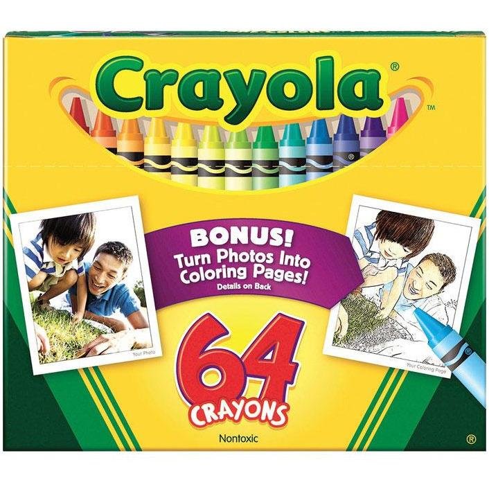 Classic Color Pack Crayons, Assorted 64/Box