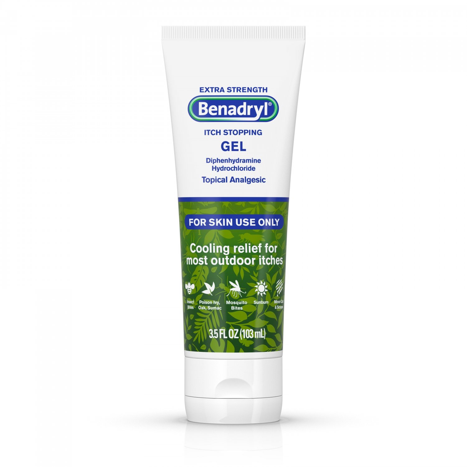 BENADRYL ITCH STOPPING GEL E/S 3.5 OZ