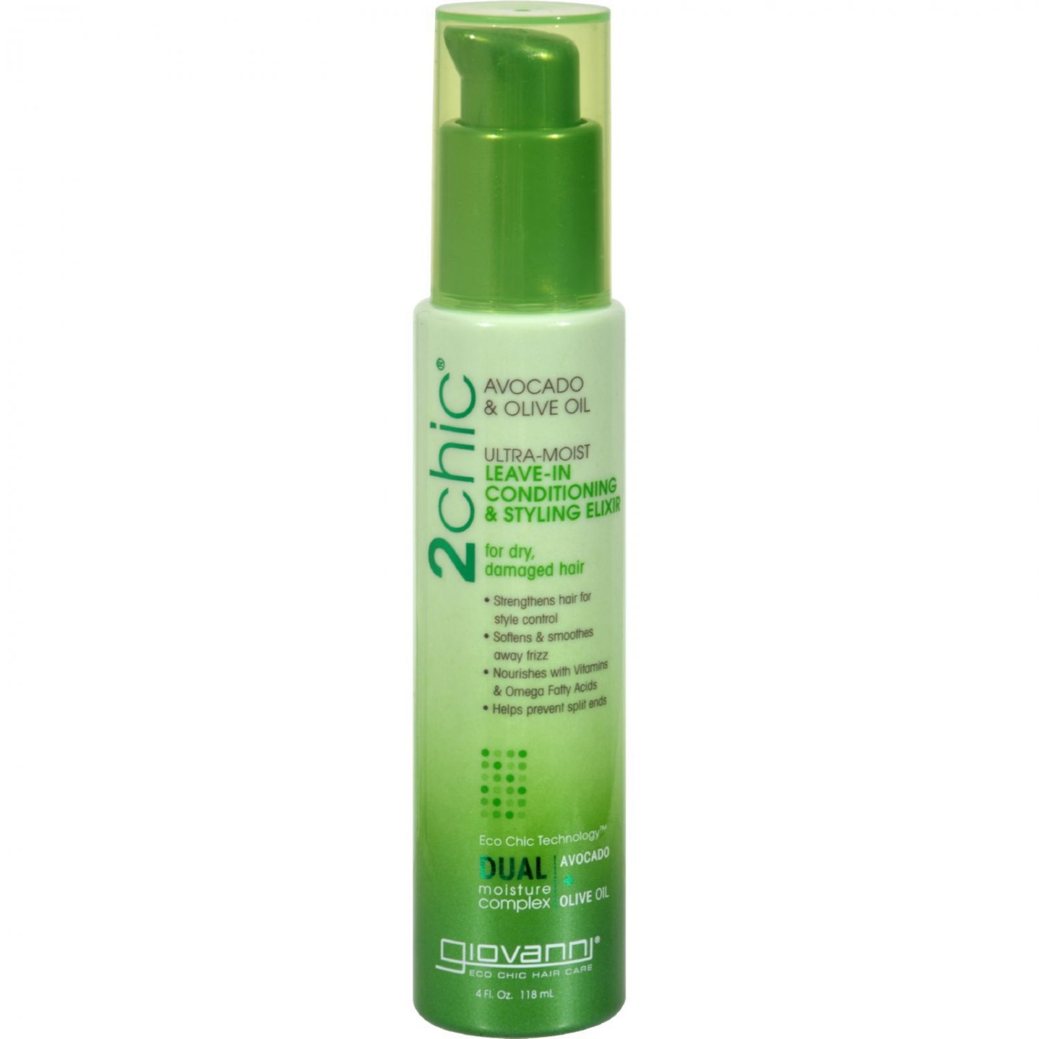 Giovanni Hair Care Products Leave in Conditioner - 2Chic Avocado - 4 oz
