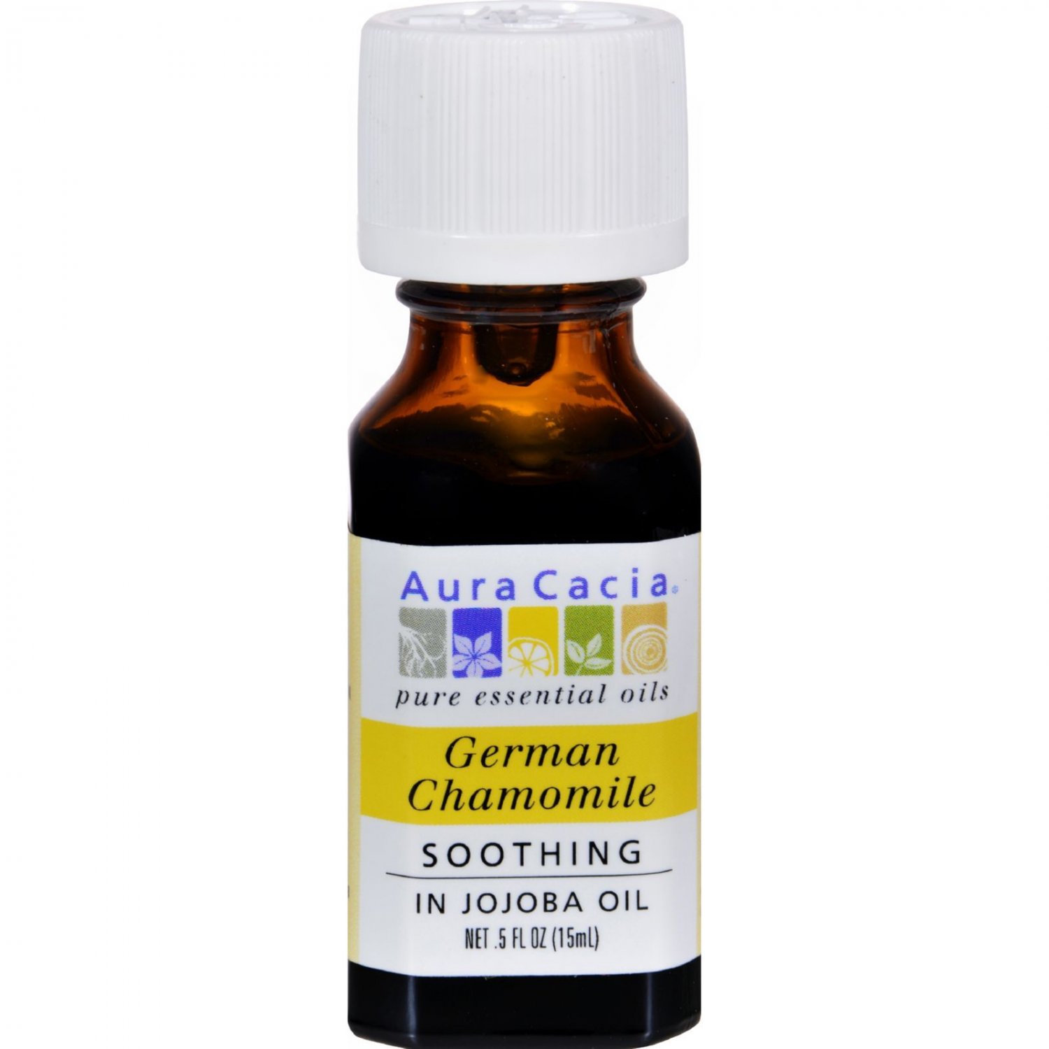 Aura Cacia German Chamomile in Jojoba Oil - 0.5 fl oz