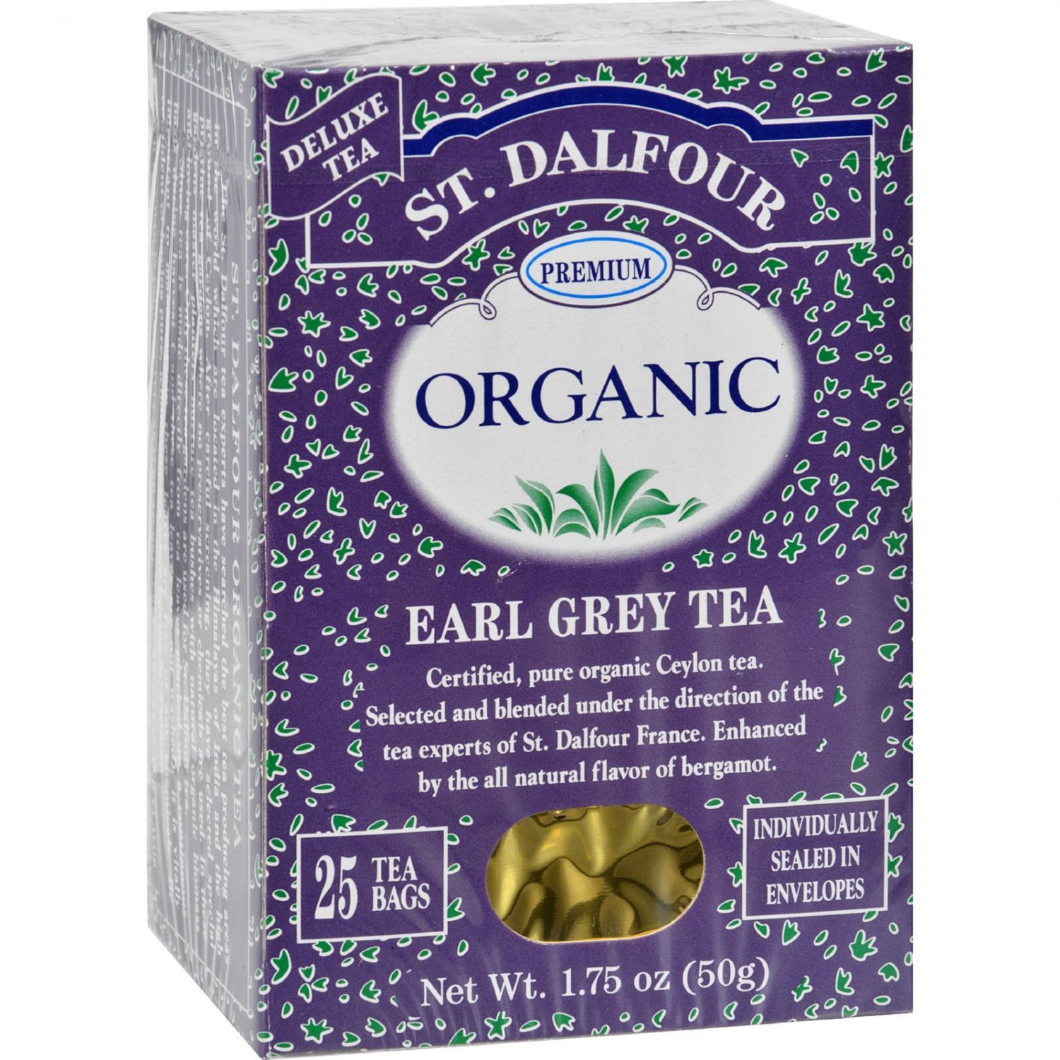 Classic tea. Organic Tea St.Dalfour. St Dalfour чай. St. Dalfour — Organic Earl Grey Tea. St Dalfour Ceylon Tea.