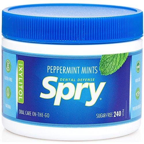 Spry Xylitol Gems - Peppermint - 240 Count