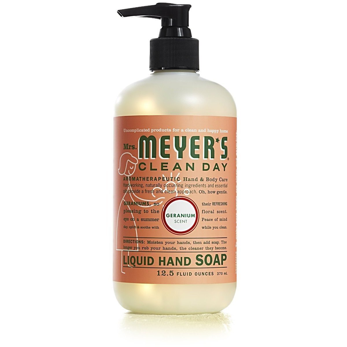 Mrs. Meyer's Liquid Hand Soap - Geranium - 12.5 oz