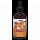 NOW Foods Ultra B-12 Liquid - 4 oz. Pack of 2