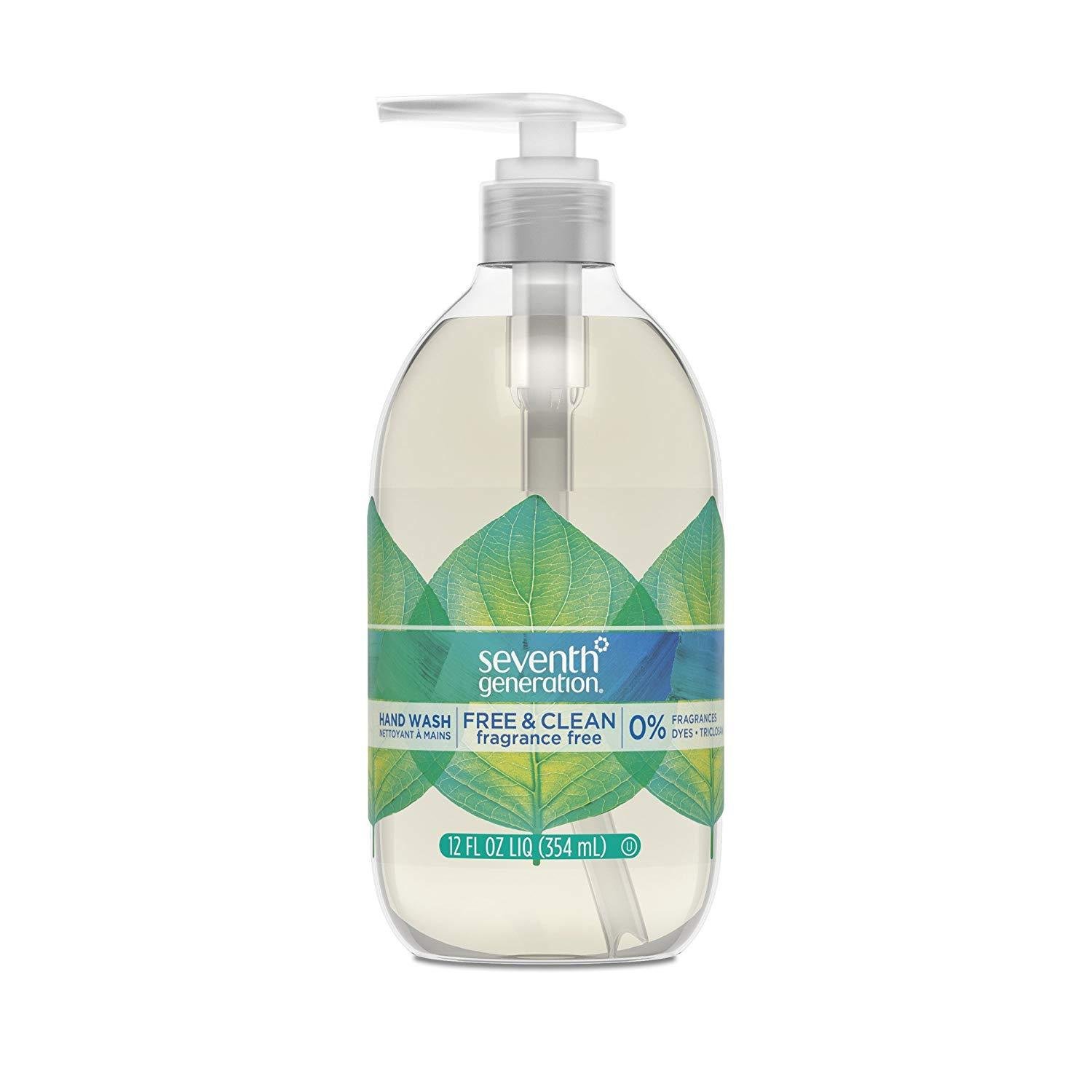 SEVENTH GENERATION, HAND WASH,FREE AND CLEAN 12 FZ