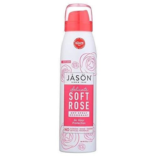 JASON NATURAL PRODUCTS, DEOD SPRY,SOFT ROSE 3.8 OZ