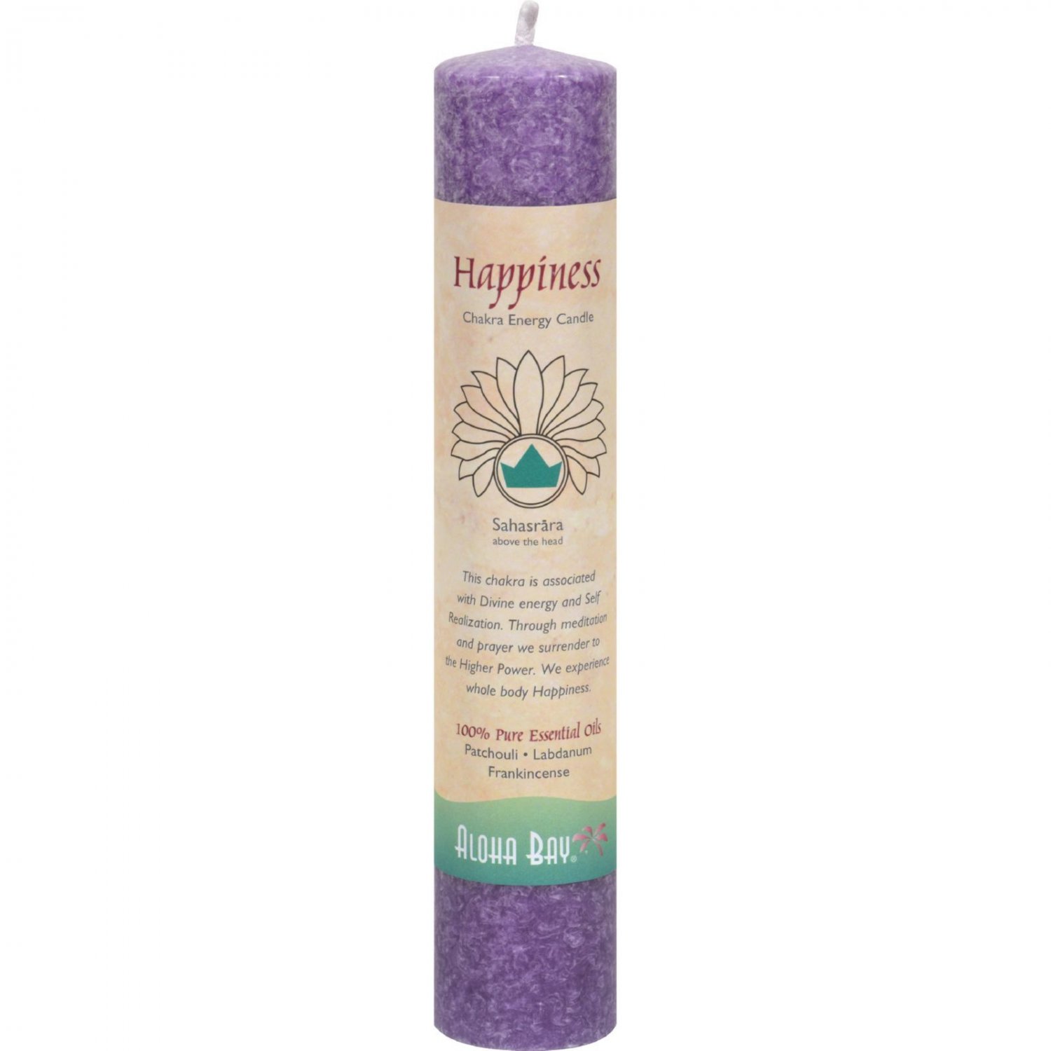 Aloha Bay Chakra Energy Candle -Sahasrara - 8""