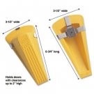 Giant Foot Magnetic Doorstop, No-Slip Rubber Wedge, 3-1/2w x 6-3/4d x 2h, Yellow