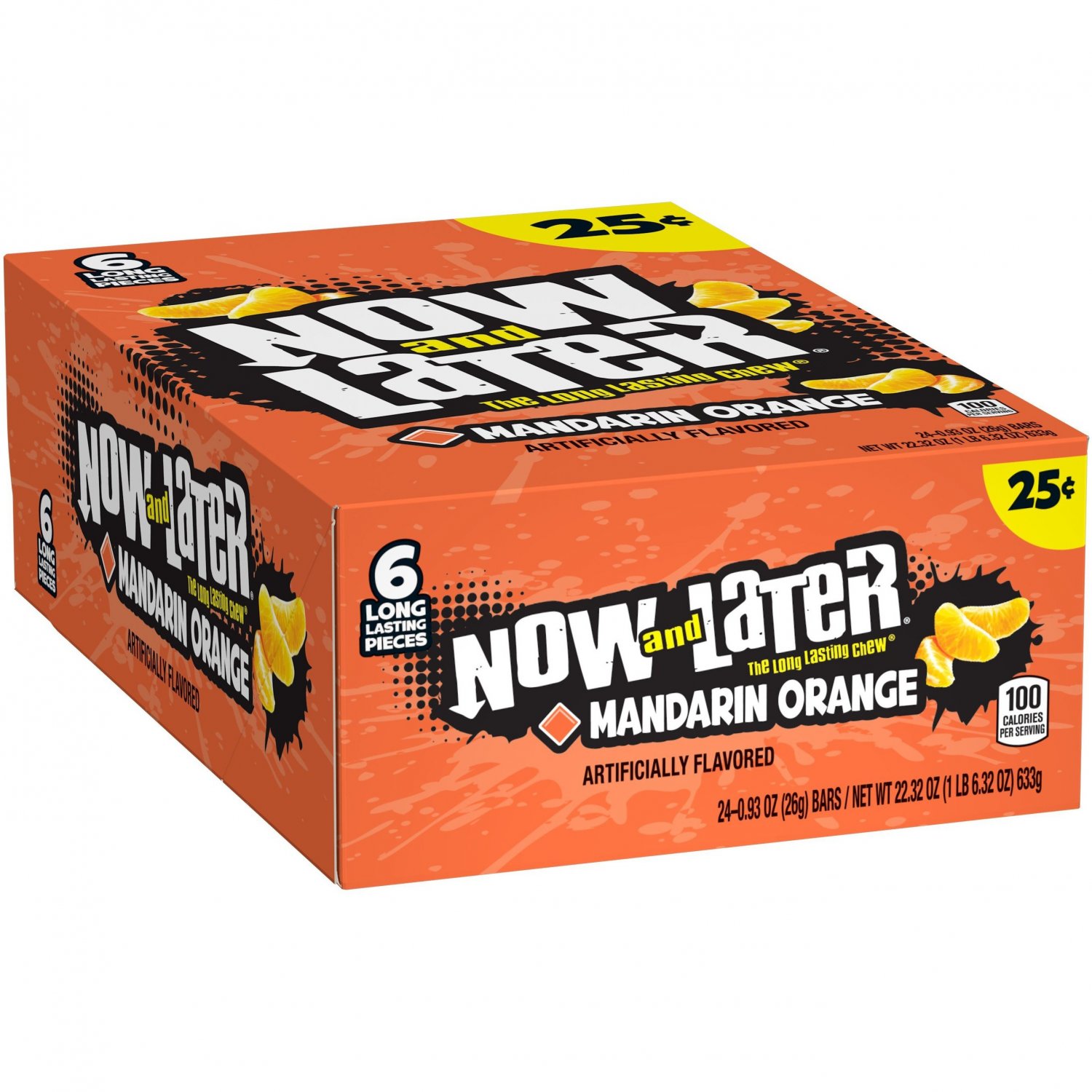 Now & Later (6 Piece) Pp $.25 Orange Mandarin .93oz