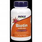 NOW Foods Biotin 5000 mcg - 120 Veg Capsules