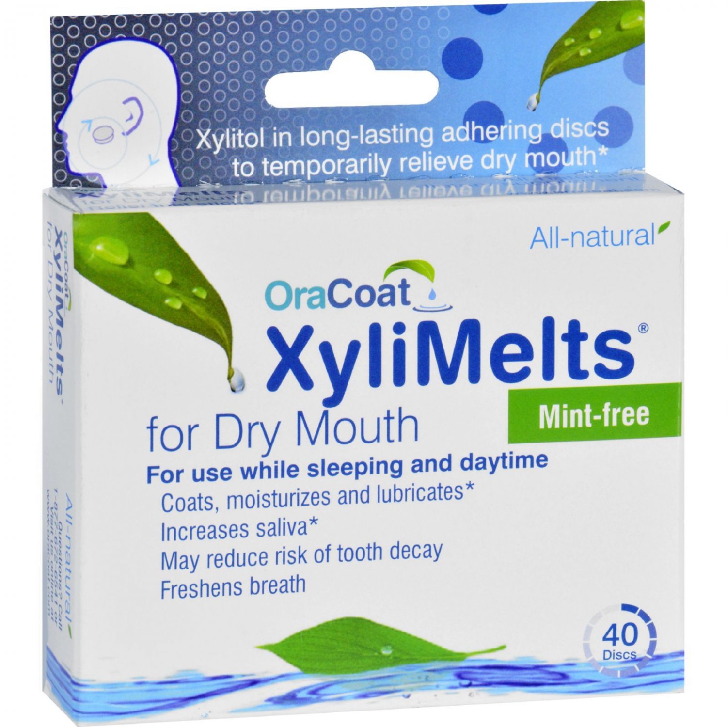 Oracoat - XyliMelts - Dry Mouth - Mint Free - 40 Count
