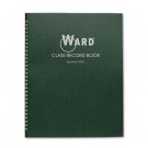 Class Record Book, 38 Students, 9-10 Week Grading, 11 x 8-1/2, Green