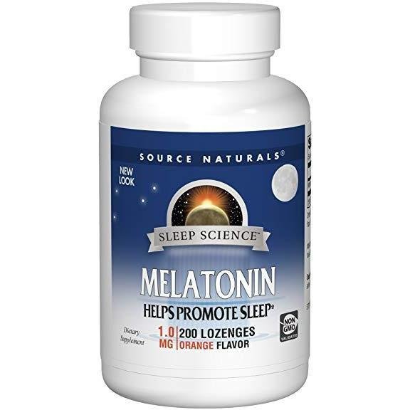Source Naturals Melatonin 1 mg 200 Orange Lozenge