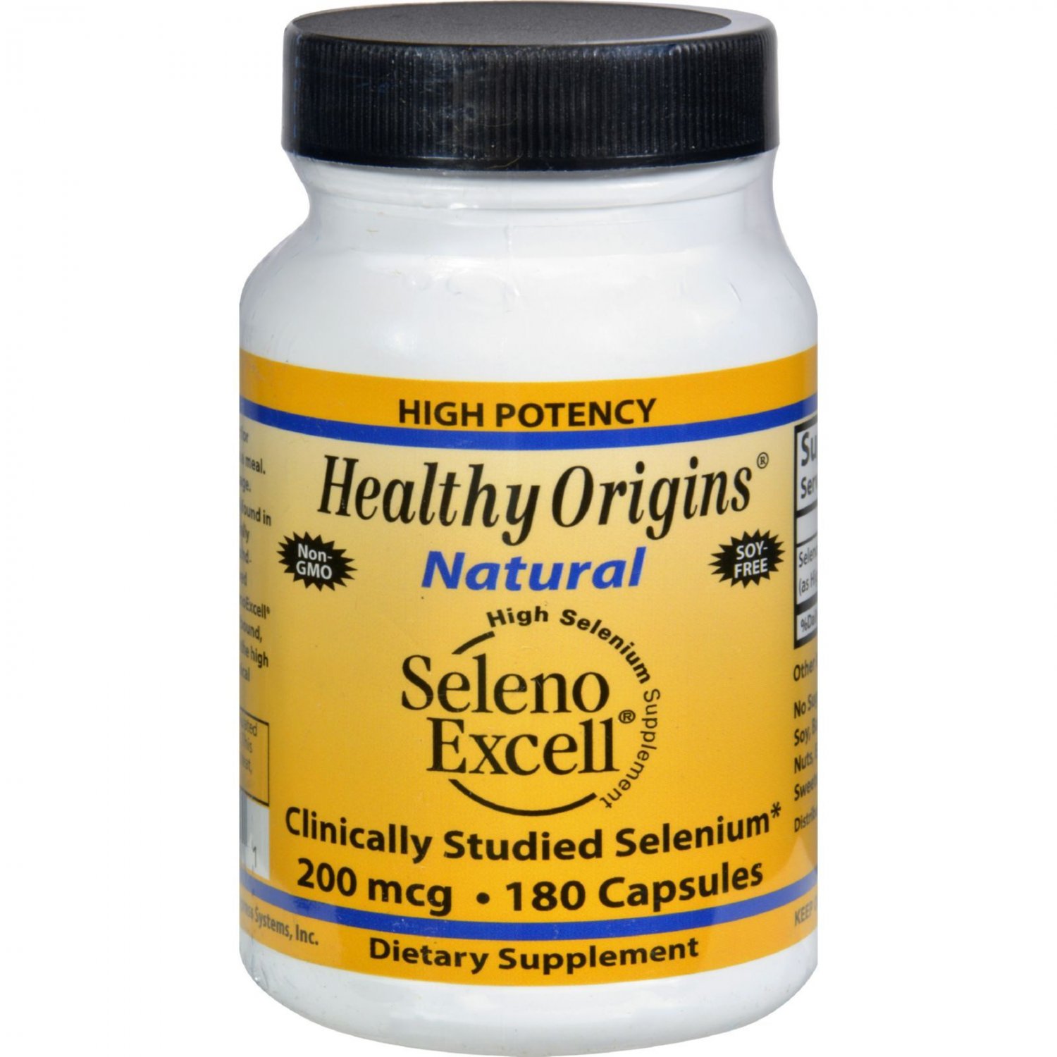 Healthy Origins Seleno Excell Selenium - 200 mcg - 180 Capsules