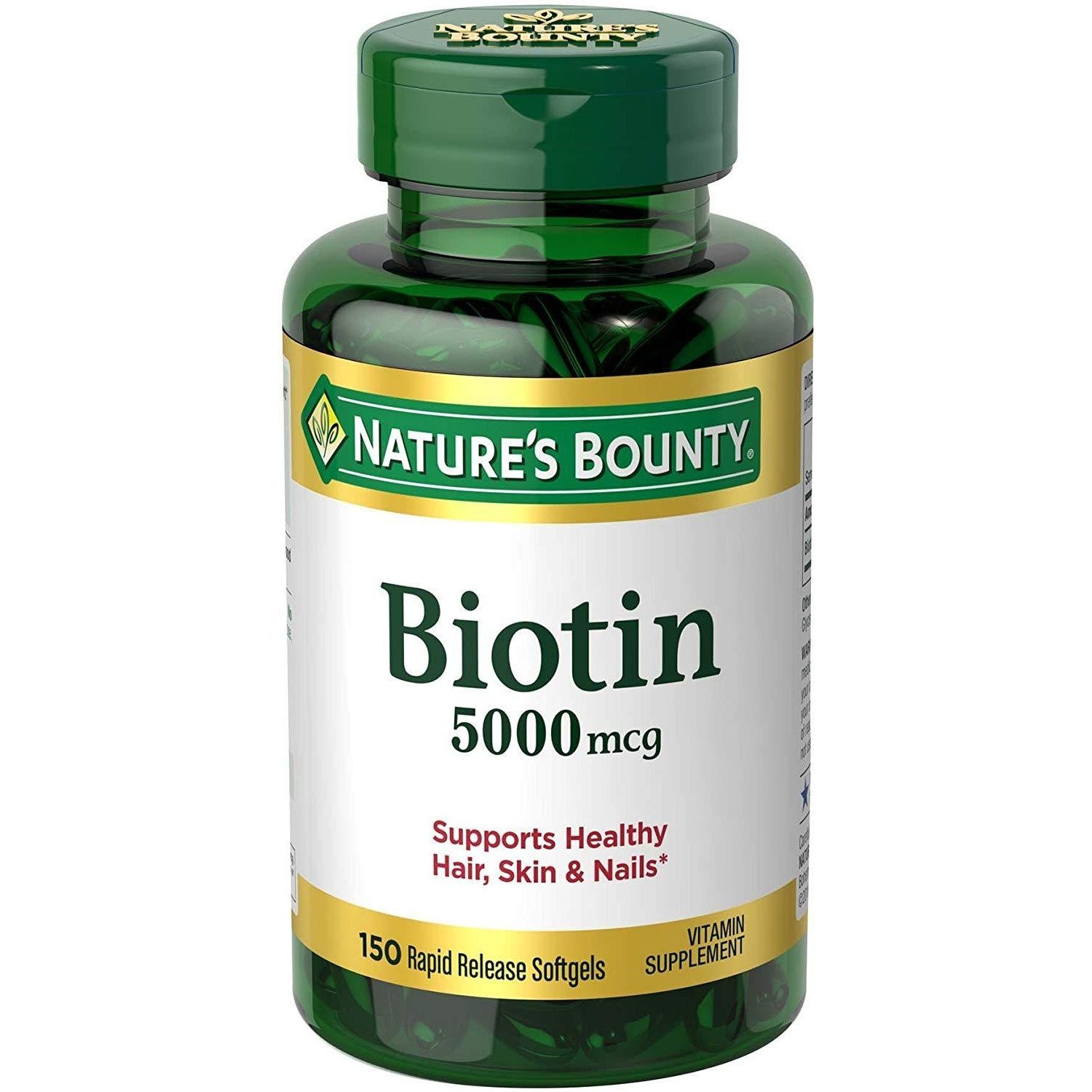 N/B #29619 Biotin 5000 Mcg 150s Pack of 2