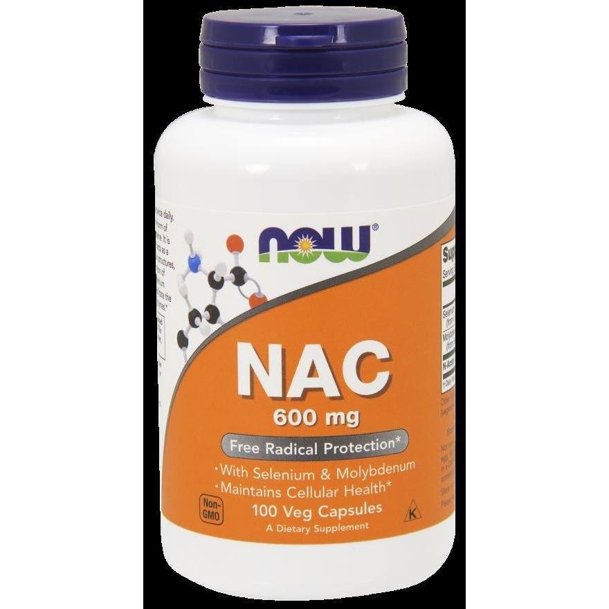 NOW Foods NAC 600 mg - 100 Veg Capsules