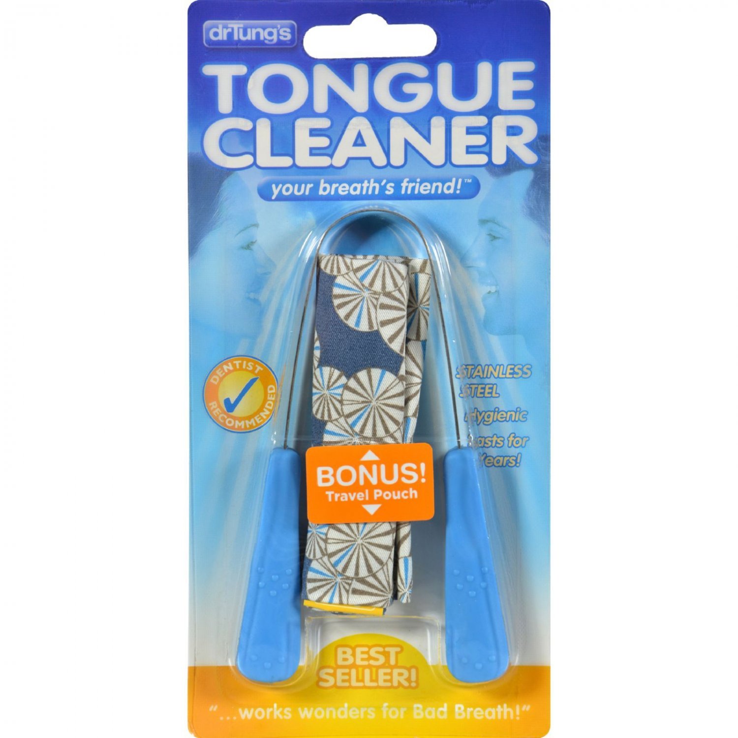 Dr. Tungs Stainless Steel Tongue Cleaner - 1 Tongue Cleaner