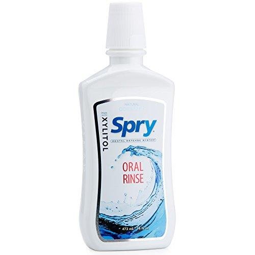 Spry Natural Oral Rinse - Cool Mint - 16 Fl oz.