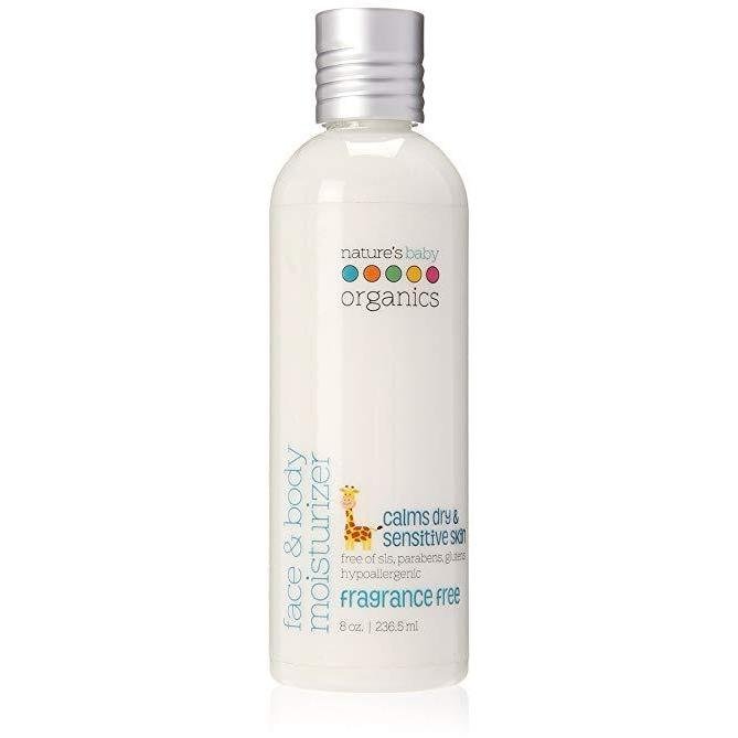Nature's Baby Organics Face and Body Moisturizer Fragrance Free - 8 fl oz