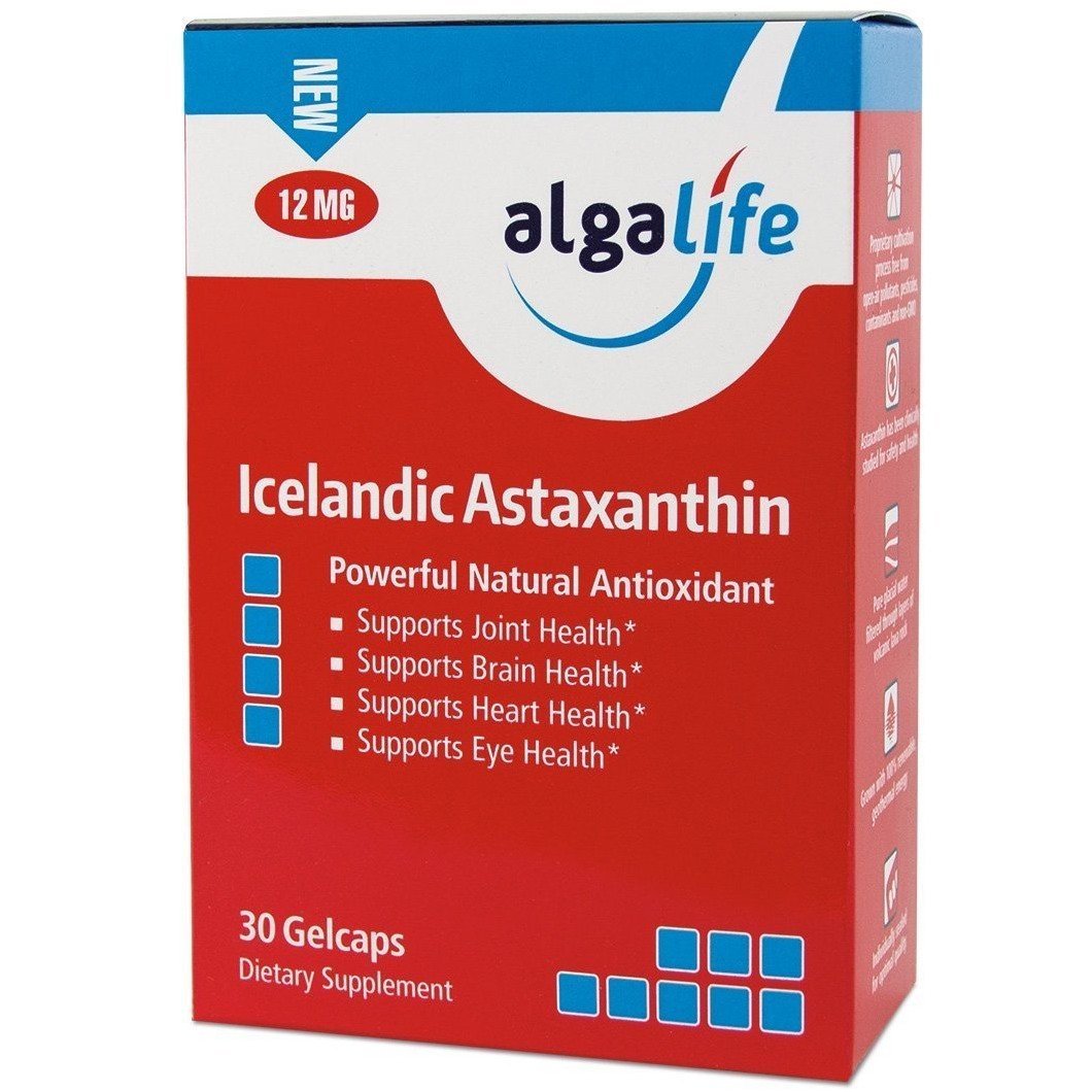 Algalife Icelandic Astaxanthin 12 Mg Natural antioxidant 30 Gelcaps