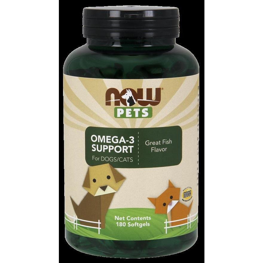 NOW Foods Omega-3 Support - 180 Softgels for Pets