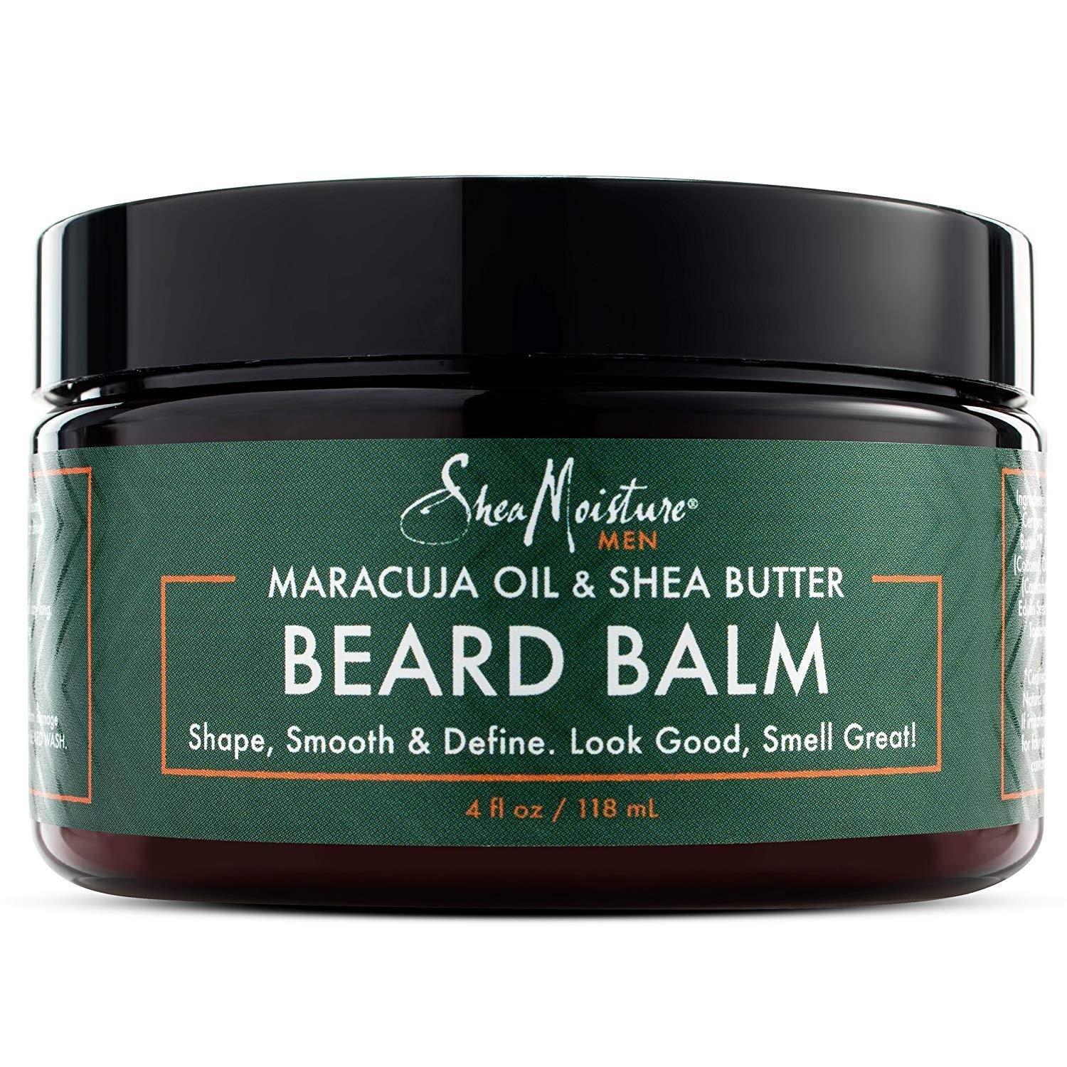 Shea moisture Beard Balm, Maracuja Oil & Shea Butter - 4 Oz