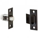 Ives  0.9 in. H x 1.8 in. W x 2.2 in. D Oil Rubbed Bronze  Brass  Roller Catch