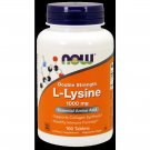 NOW Foods L-Lysine 1,000 mg Double Strength - 100 Tablets